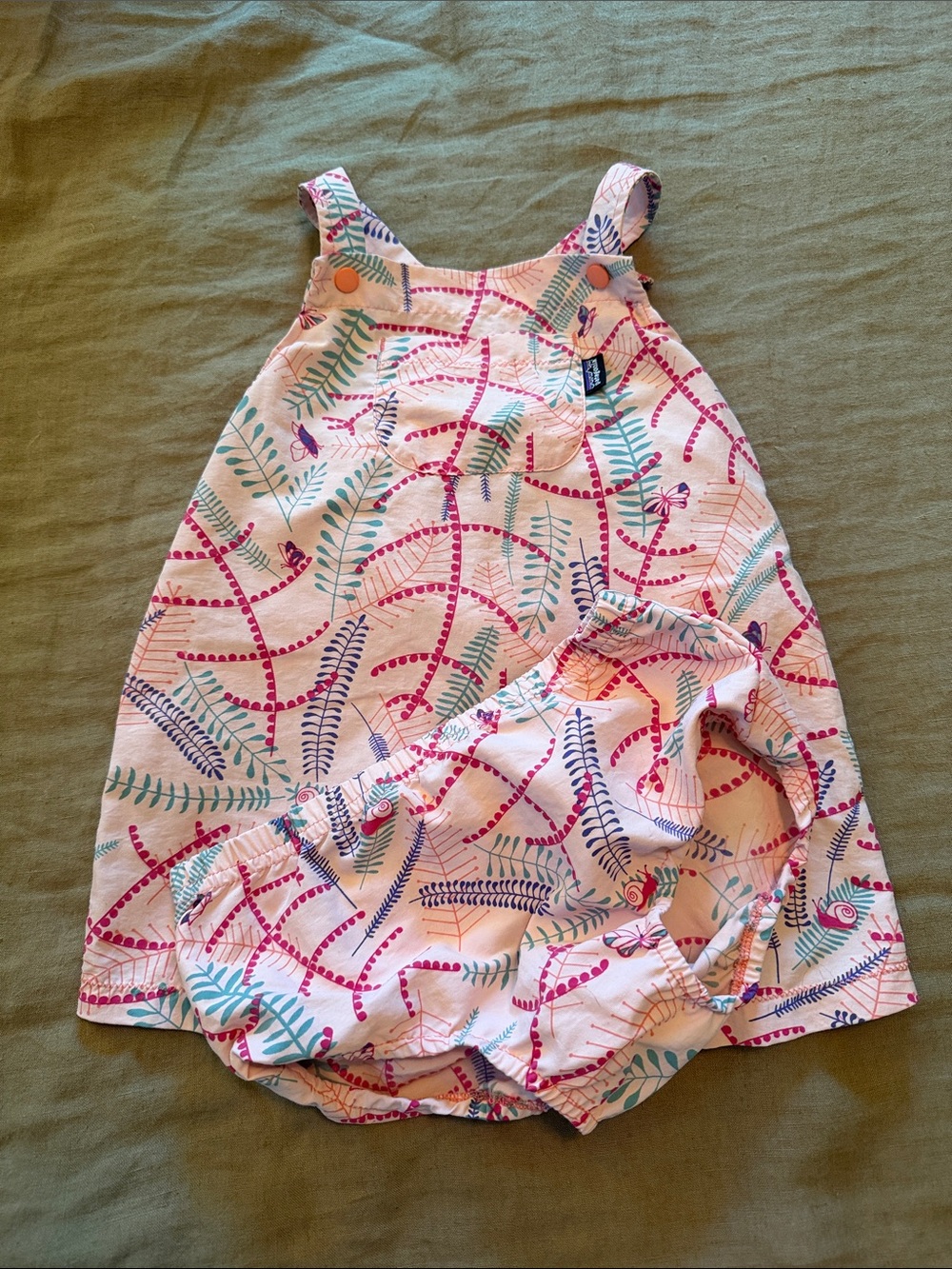Patagonia Baggies Dress w/bloomers Sz 2T